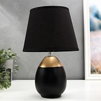 Светильник настольный 220В Е27 40Вт Черно-золотой картинка 